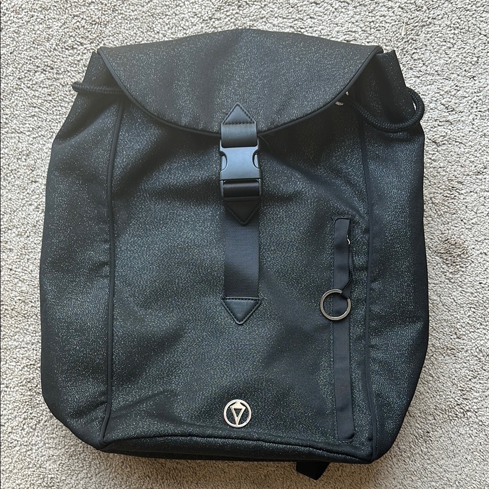 Ivivva Where to Next backpack black glitter for girls